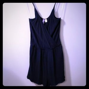 Navy blue romper
